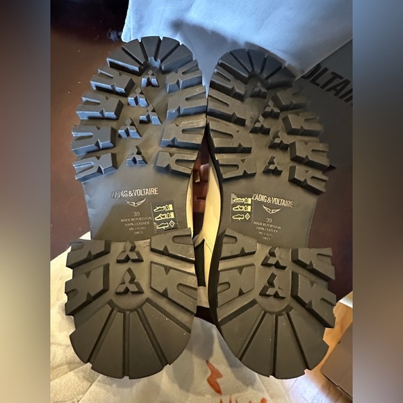 NIB Zadig & Voltaire Ride Chelsea Boot 39 Ice White US 8 - Picture 10 of 12